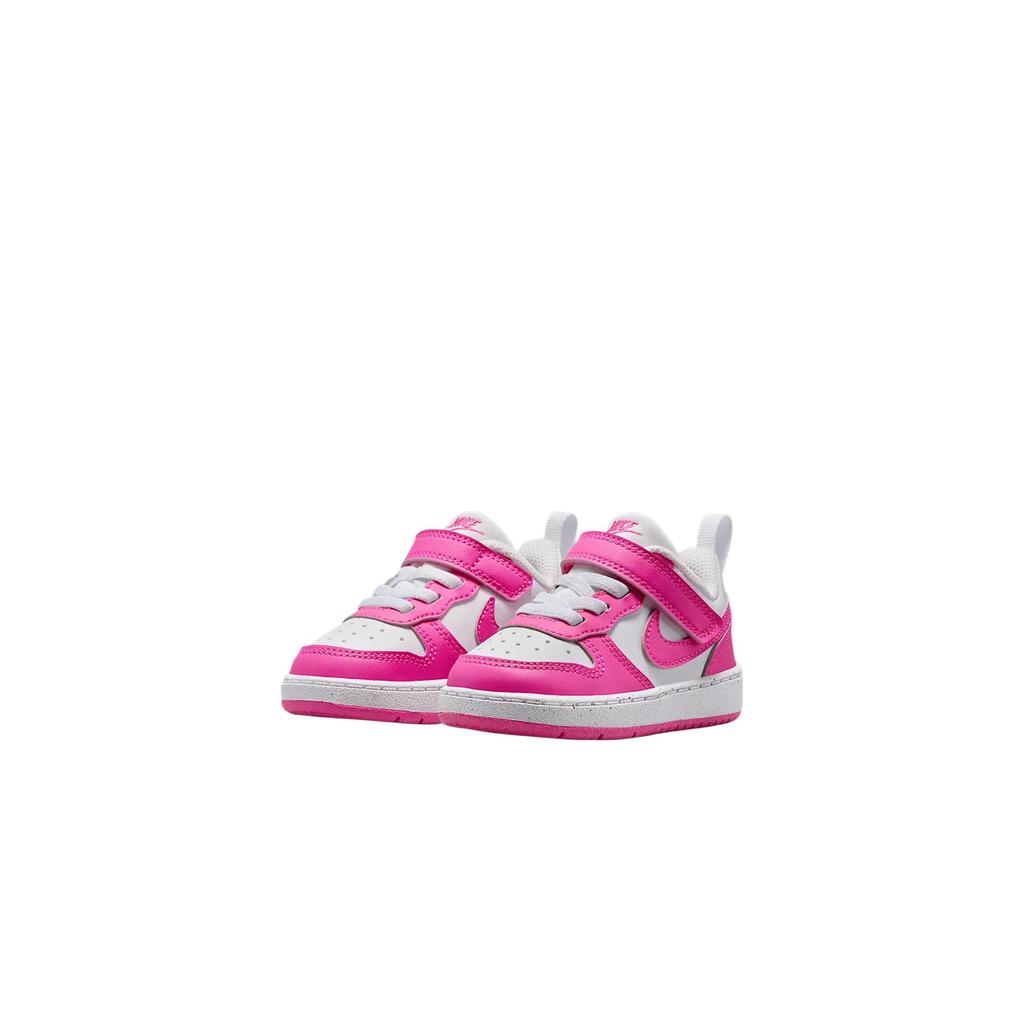 Nike Court Borough Low Recraft TD Laser Fuchsia Baby Sneakers Pink White DV5458-123