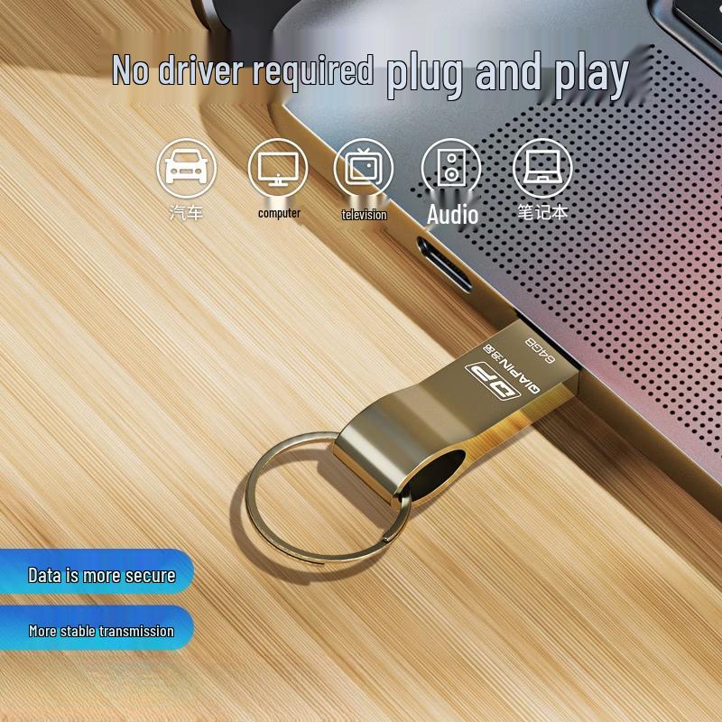 OLOEY Key Ring Metal USB 3.1 Flash Drive