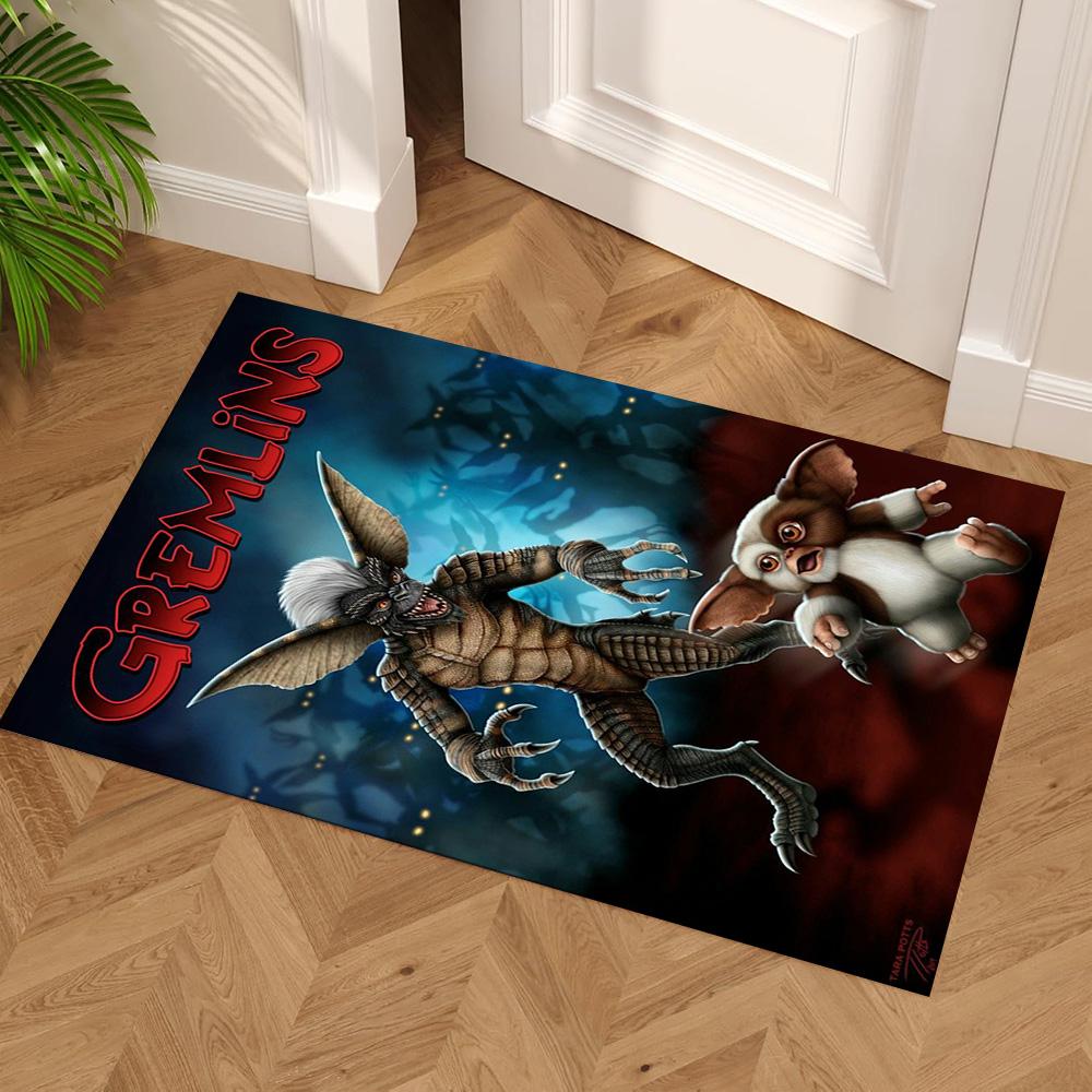 Gremlins Carpet Design for Dining Room Outdoor Entryway Decorate room Anti-slip Rug Anime Office Decor Perfect Gift for Women/Men