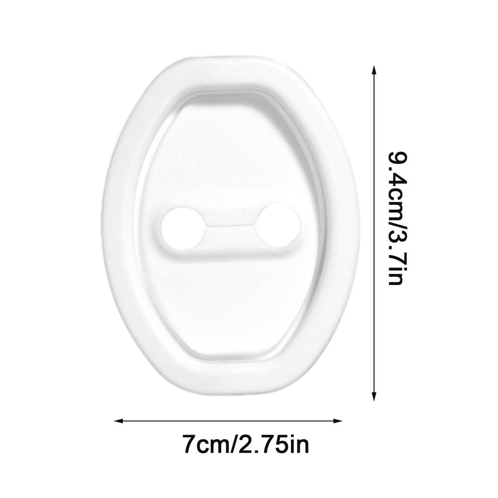 Car Door Lock Latches Cover Silicone Car Latch Protector Adhesive for Door Lock Precise Fit Vehicle Latch Pad to Reduce Impact