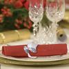 6PCS Leaf Napkin Ring Metal Napkin Ring Holder High-end Towel Ring  Restaurant