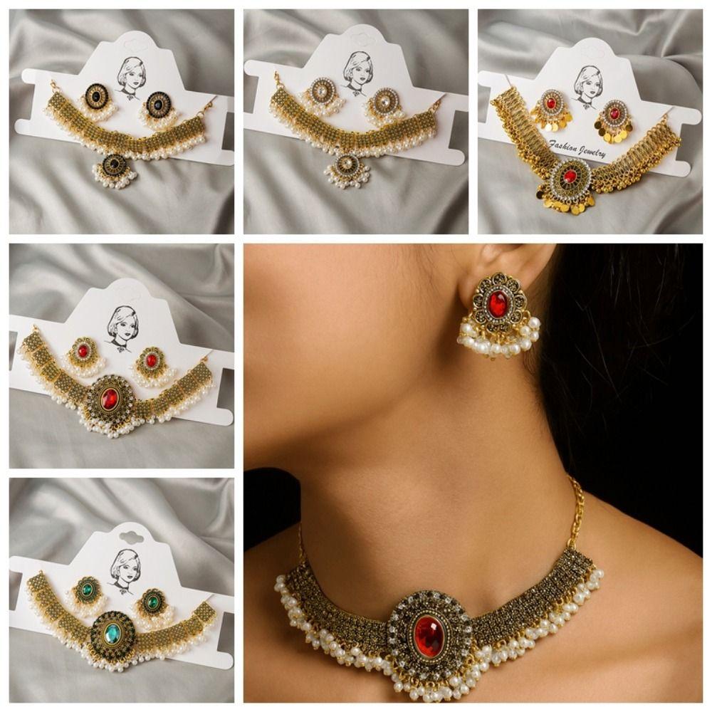 Handmade Women's Jewelry Set Water Drop Earring Necklace Earrings Sets  Festival Party