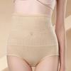 Women Sexy Lace Hollow High Waist Seamless Breathable Hip Lift Shapewear Briefs