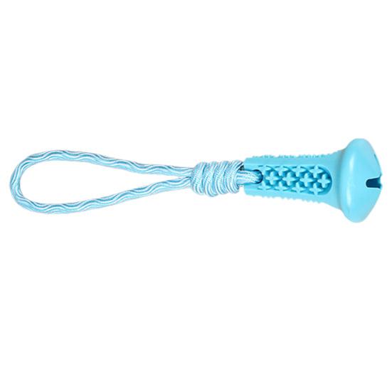 Natural Cotton Rope Toy Dog Chew with Pull Rope, Interactive Tug of War Durable Toys Toy, Teeth Cleaning Treat Dispenser for Aggressive Chewers