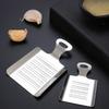 Stainless Steel Garlic Press - Ginger/Grater/Crusher for Wasabi & Vegetables, Dishwasher Safe Kitchen Tool with Handle