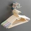 Wall Mounted Hanger Storage Rack Waterproof Punch-Free Hanger Organizer Moisture-proof ABS+Stainless Steel Clothespin Collector