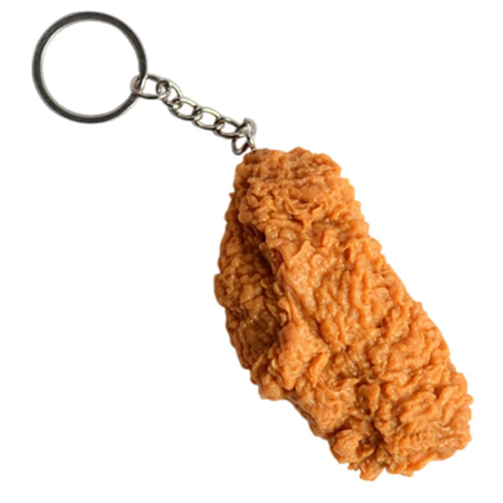 Chicken And French Fries Keychain