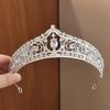 Baroque Retro Rhinestone Crown for Bridal Wedding Dress Accessories