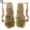 Tenfyer Women's Girl's Long Straight Wavy Ponytail Wigs Clip In Pony Tail Hair Extensions