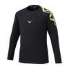 Training Wear UV Size 2XL N-XT Long-Sleeve T-Shirt, Antibacterial, Odor-Resistant, Sweat-Wicking, Quick-Drying, Protection, 32JAD740, Unisex, Black,