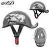 3C Certified Retro-Style Half Motorcycle Helmet Men Women ABS Shell Universal Fit Summer-Friendly Open Face Design
