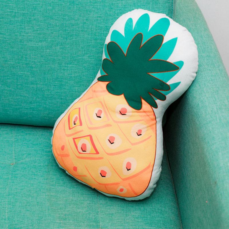 Ins Cactus Pineapple Children'S Bed Sofa Ornament Car Throw Pillow Cushion Plush Toy For Female Birthday Gift