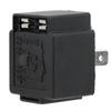 5PCS Convenient Installation Waterproof Car Flasher Relay Fused Protection Black Flasher Relay Relay Box Lamp Accessory