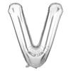 Foil Balloon Decorations Letter V Silver 40Cm Birthday Party Ornament