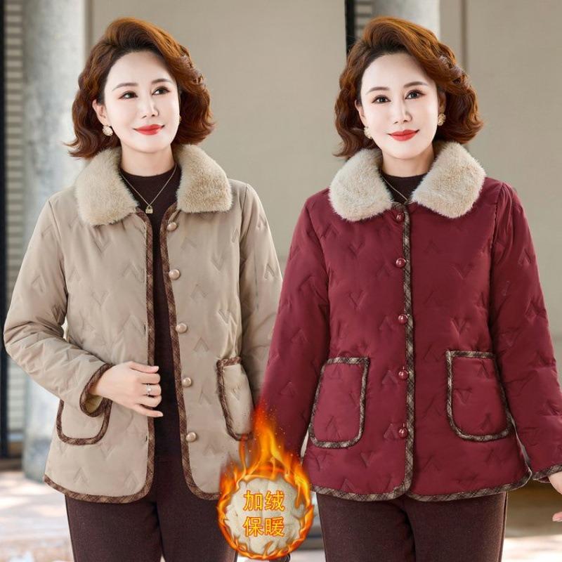 Women's Cotton-padded Clothes, Winter Cotton-padded Clothes, Short Jackets, New Warm, Piled and Thickened Cotton-padded Jackets.
