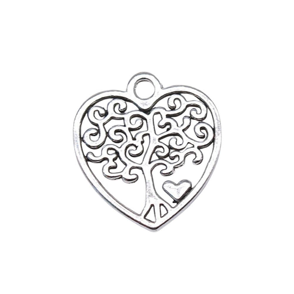 Tree Of Life Charms Antique Round Pendants For Spiritual DIY Jewelry