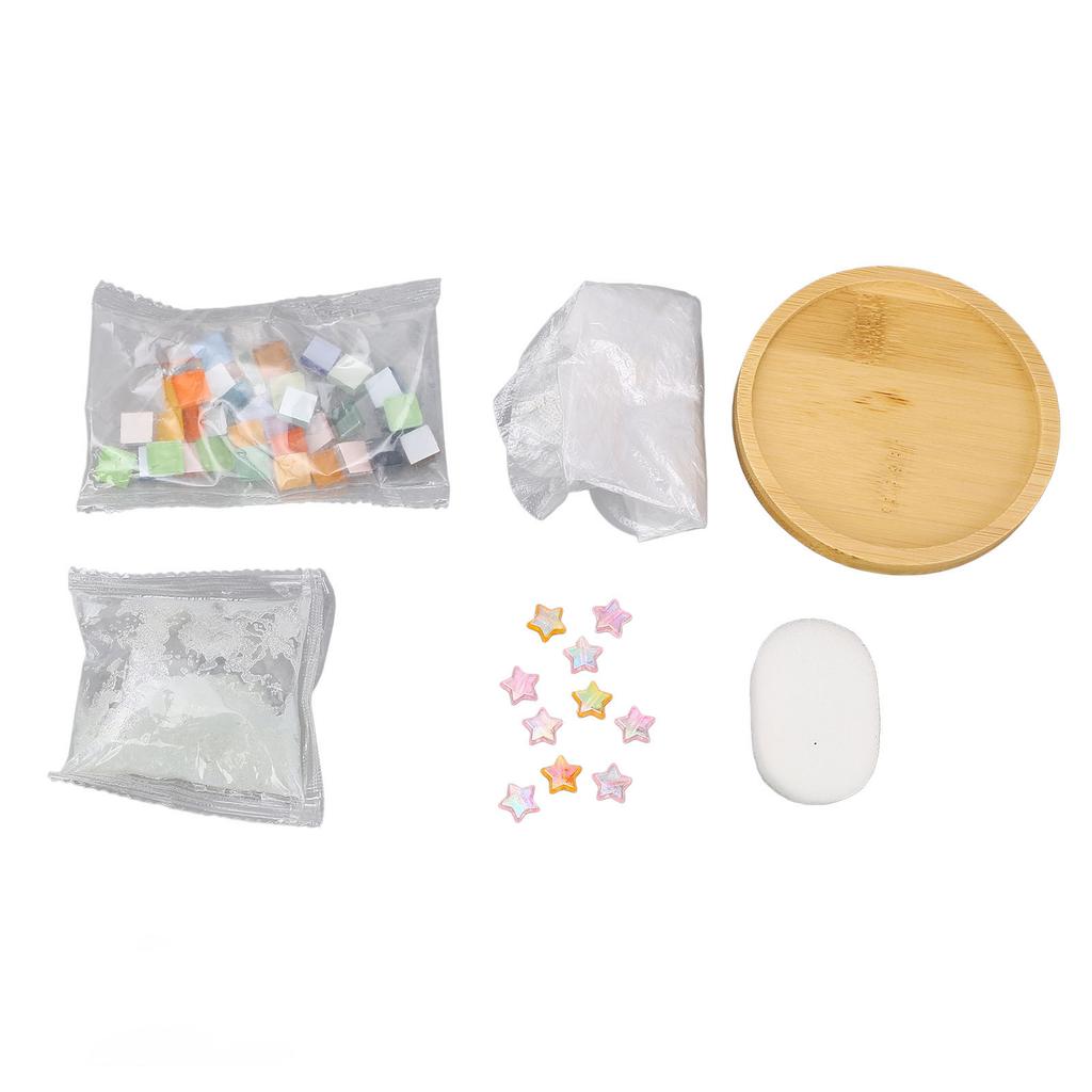 Coaster Materials Kit Mosaic Coaster Making Kit Craft Supplies for Home Decor Gift