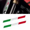 Adesivo Bandeira Italiana Formato Cúpula 3D Tamanho Pequeno Uso Geral