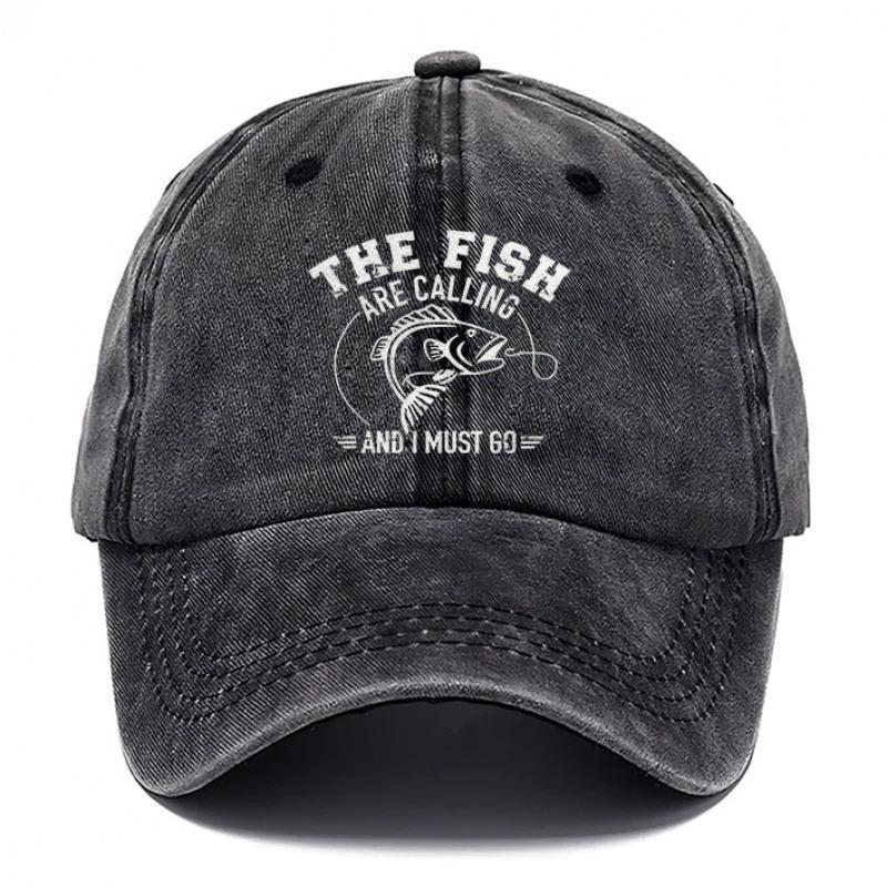 Pc of FishingThemed Baseball Cap Suitable for Men Casual Cap for Women Outdoor Trucker Hat Stylish Baseball Caps Breathab