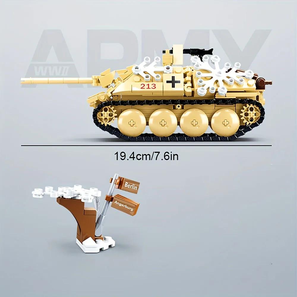 Tank Destroyer Building Block Toy Model Toy Set Education Assembly DIY Building Block Kit for Blocks Fan with High Quality
