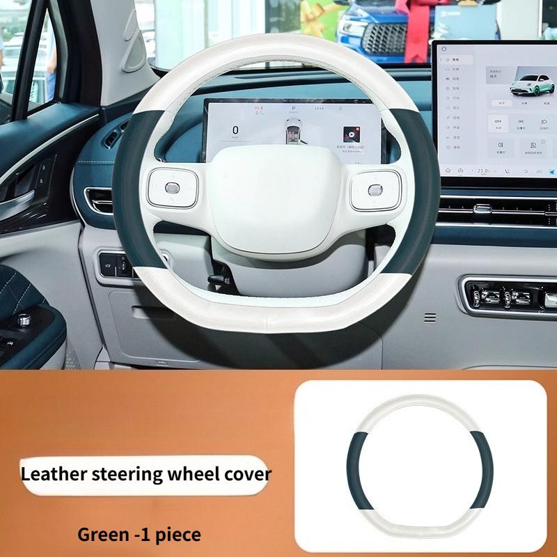 For Gwm Ora 03 Funky Cat 2025 2024 Car Steering Wheel Cover Ultra-thin Breathable Odor-free Leather Universal All Seasons 7HD