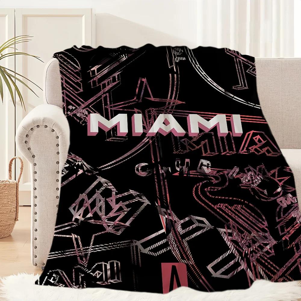 Warm Soft Plush Nap Blankets Sofa cool Fashion CF for LivingRoom m-Miamis Office Bedroom i-Inters Home Kid Birthday Gift Flannel