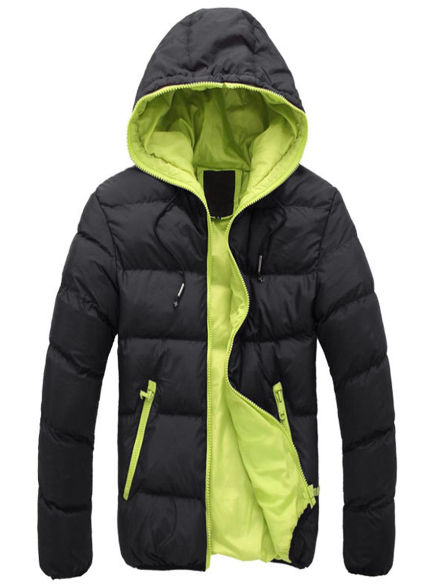Men s British Style Hooded Cotton Jacket - Autumn/Winter Trendy Outerwear 4XL
