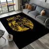 3D Wu T-TANG Clans Hip Hop Sign Rap Carpet Rug for Bedroom Living Room Home Sofa Decoration,Children Play Large Decor Floor Mat