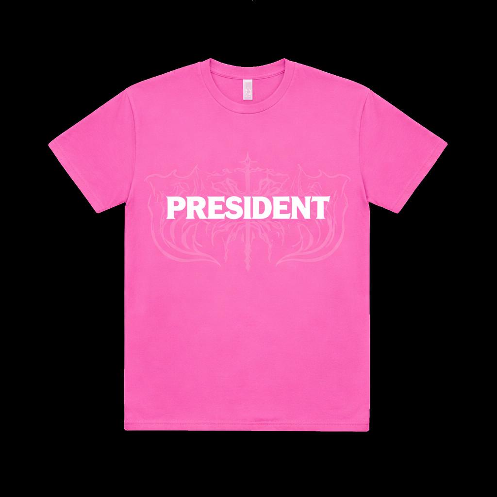New!! PRESIDENT President Logo Merch Tour 2026 T-shirt All Size L