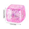 Cube Stress Squeeze Toy Simulated Small Ice Cubes Anti Stress Slow Rebound Polar Light Colorful Squeeze Decompressions Toy