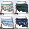 Herren Baumwoll-Seiden-Boxershorts mit antibakterieller Wirkung, mittlere Leibhöhe - Bequem & Atmungsaktiv