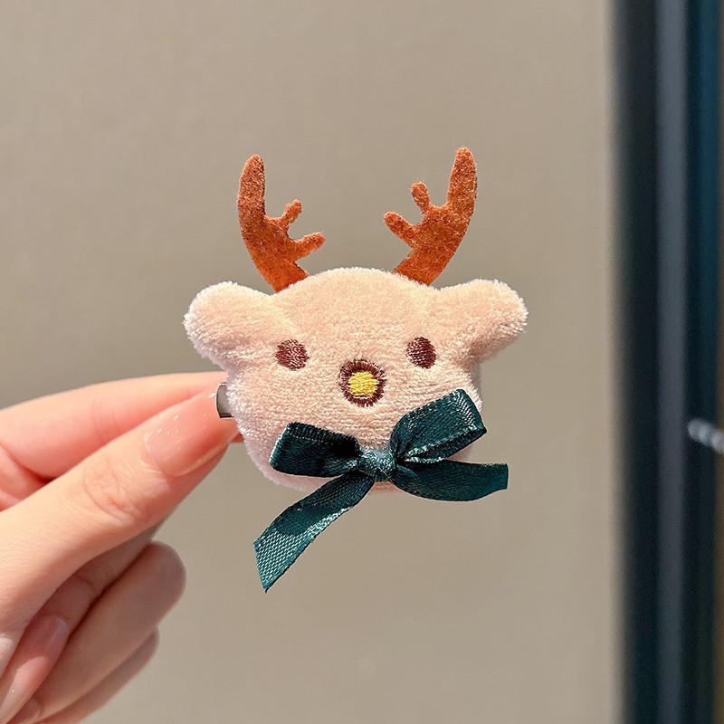 Vánoční plyšová brož Sněhulák Santa Claus Strom Věnec Kovové odznaky Šperky Dárek pro ženy Veselé Vánoce Dekor Dárky