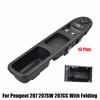 Drive Side Master Power Window Switch Lifter Control Button With Folding For Peugeot 207 207SW 207CC 6554.QA 6554QA 9654859677