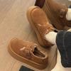Thick-soled Fleece Women's 2 Winter New Short Tube Fleece Thickened Warm and Non-slip Cotton Shoes