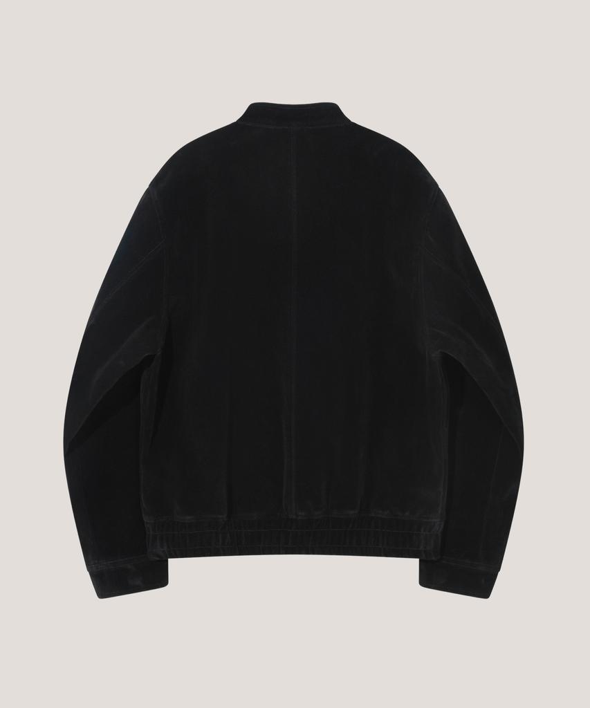 Kiimuir Suede Biker Jacket_Black