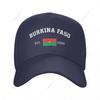 Baseball Cap Burkina Faso EST Independence Day Wild Sun Shade Peaked Adjustable Outdoor Caps