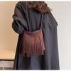 Bolso bandolera con borlas para mujer