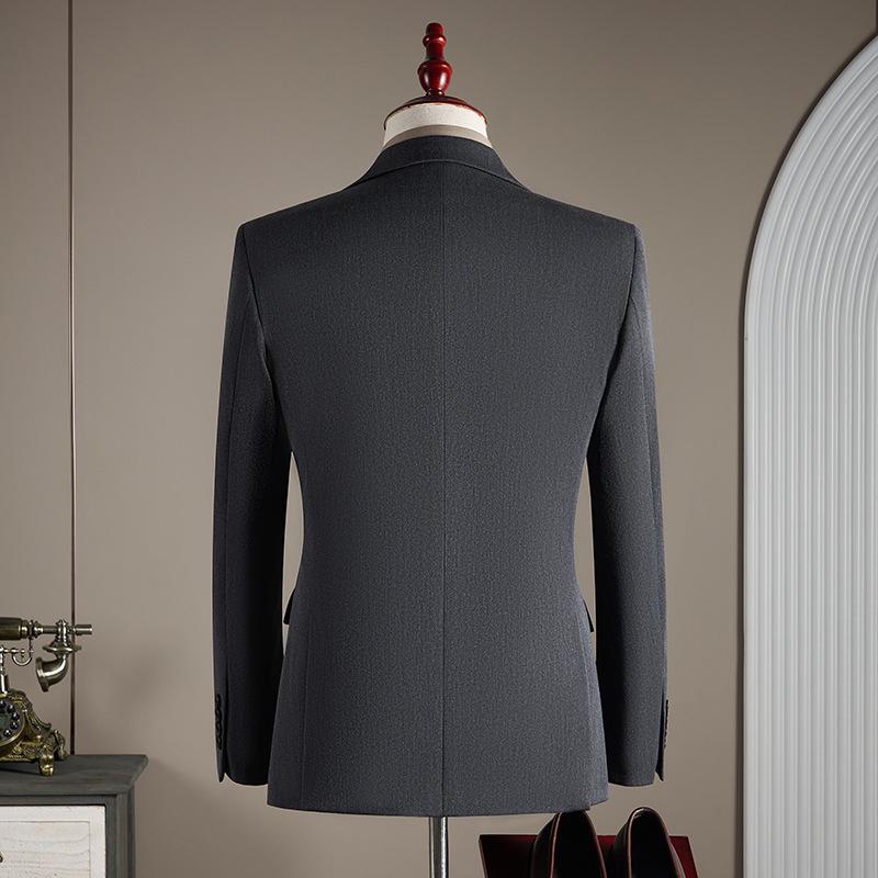 Elegant Plus Size Heren Italiaans Enkelrijdig Zakelijk Casual Pak voor Bruiloften