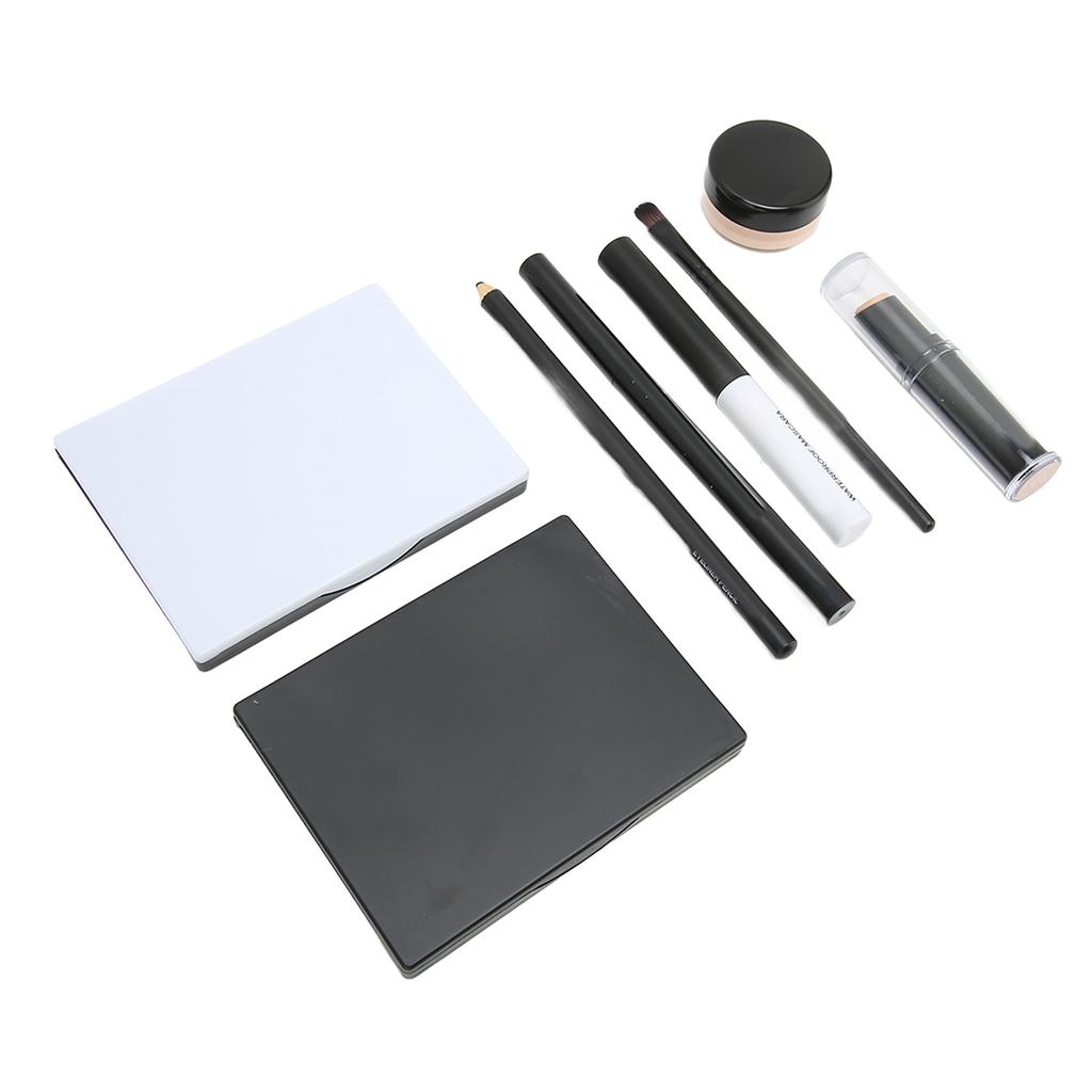 POPFEEL Make-up Set Lidschatten Lippenstift Abdeckstift Highlight-Stift Mascara Augenbrauenstift Eyeliner Kosmetik-Set