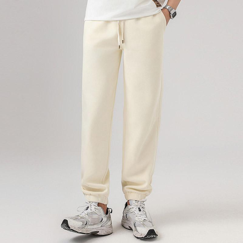 Damen Herbst Winter Lockere Lässige Bequeme Jogginghose Kordelzughose mit Taschen Bündel Fußhose