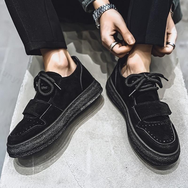 Fashion Men's Retro Casual Shoes 2025 Spring New Fashion Trend Versatile Comfortable Thick Sole Sport Low Top Non slip Platform sneakers