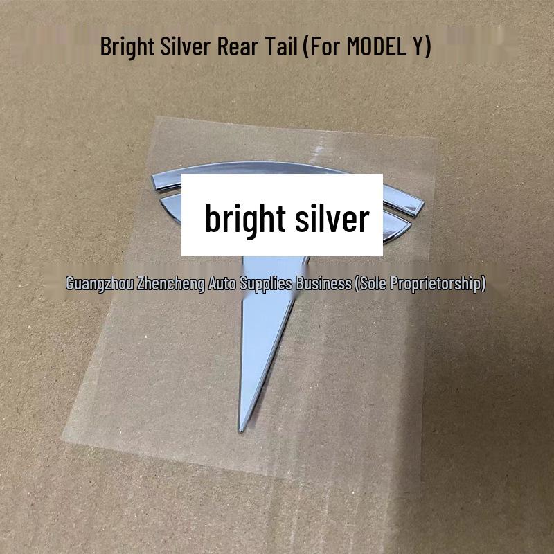 Edamame Model 3/Y Car Sticker: English Letter Rear Tail Mark for TESLA