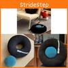 Plush Record Player Pillow Round Soft Cushion Home Decor Gift For Music Lovers