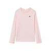 Teenie Weenie Girls' Cotton Ruffle-Collar Long Sleeve Base Layer T-Shirt
