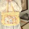 Harajuku Comic Show Sweet and Cute Ulzzang Ita Bag Y2K JK Uniform Shoulder Bag Women Daily Commuting Tote Bag Crossbody Bag