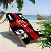 Deltras Fc Print Strandlaken, Groot Zacht Sneldrogend Handdoek voor Strand Camping Zwemmen
