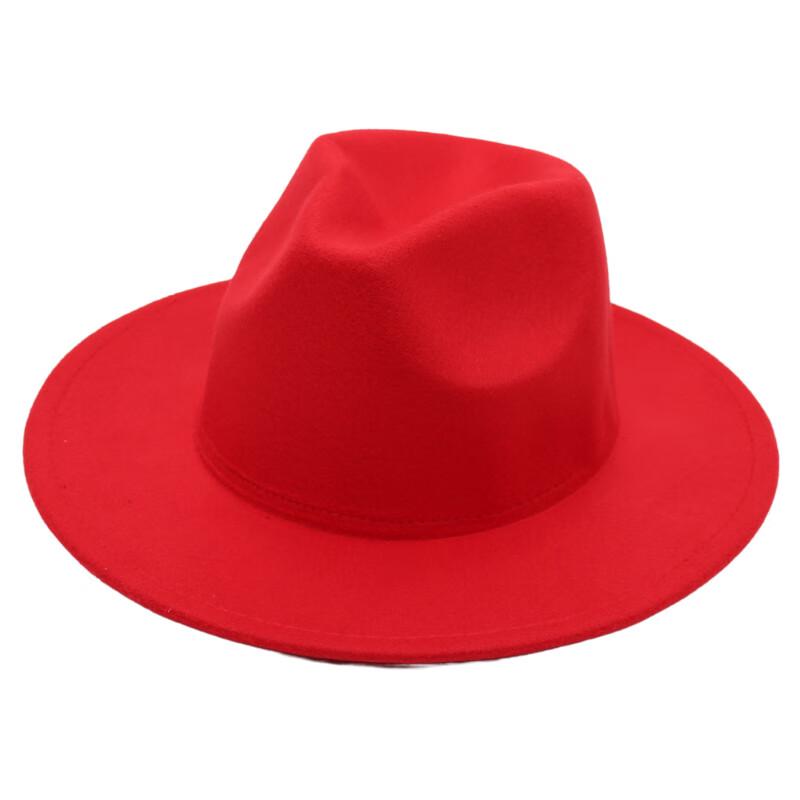 Шляпа-федора из шерстяного фетра в британском стиле Junbie One Size