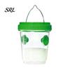 Trampa para Avispas de Luz Azul Trampa Solar para Exteriores, Cubo Colgante Impermeable para Avispones, Reutilizable para Avispas Amarillas Plaga de Jardín con Luz LED, Atrapador para Patio