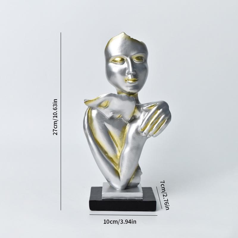 Elegant Resin Ornaments for Home, Office, or Bookshelf Display