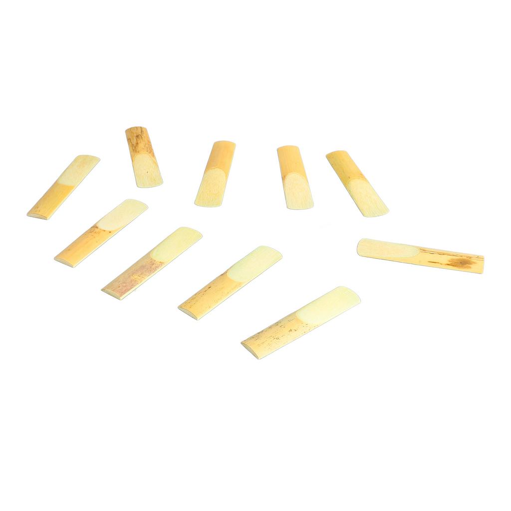 10 Pcs Alto Saxophone Reed Professional Traditional Reed Accessory for Alto Saxophone Strength No. 3
